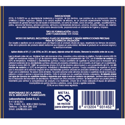 ZOTAL DESINFECTANTE 415ML