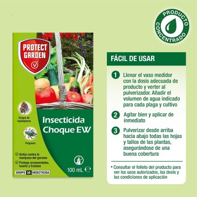 PROTECT GARDEN INSECTICIDA CHOQUE 100ML