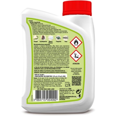 PROTECT GARDEN INSECTICIDA CHOQUE 250ML