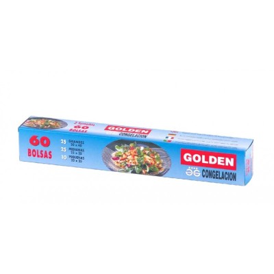 GOLDEN MAGIC 60 BOLSAS CONGELAR 3 TAMAÑOS