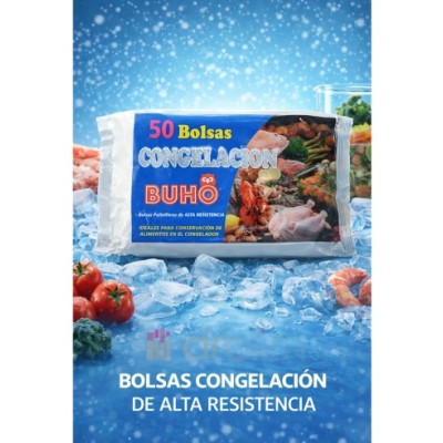 BUHO 50 BOLSAS CONGELACION 30X40