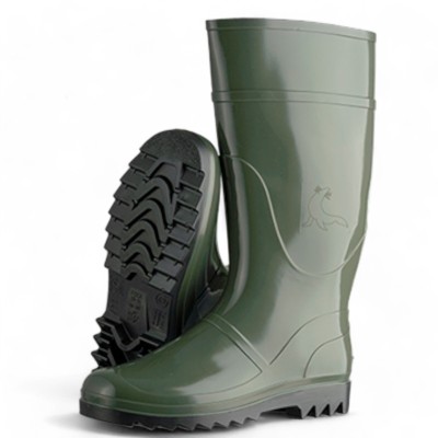 Botas de agua foca oliva resistentes (43)