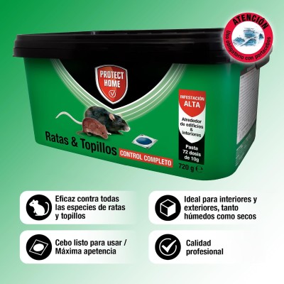 PROTECT HOME RATAS Y TOPILLOS 720GR