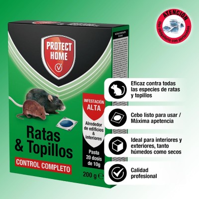 PROTECT HOME RATAS Y TOPILLOS 200GR
