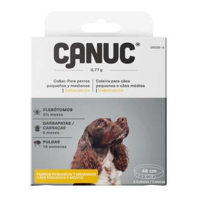 CANUC COLLAR ANTIPARASITARIO 48CM  PEQ/MED