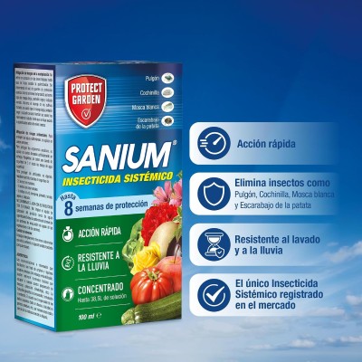 PROTECT GARDEN SANIUM INSECTICIDA SISTEMICO 100ML