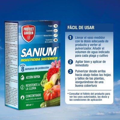 PROTECT GARDEN SANIUM INSECTICIDA SISTEMICO 100ML