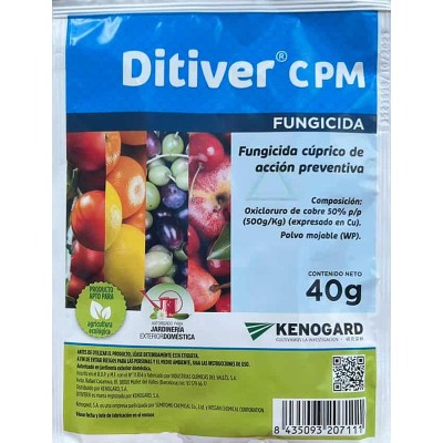 KENOGARD DITIVER C PM COBRE 40GR FUNGICIDA ECOLOGICO