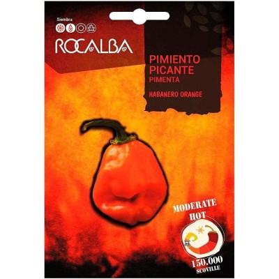 ROCALBA SEMILLAS PIMIENTO PICANTE HABANERO ORANGE