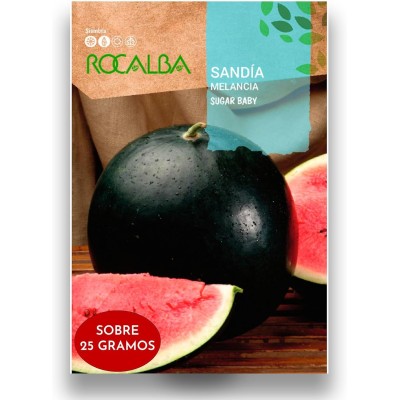 ROCALBA SEMILLAS SANDÍA VARIEDAD SUGAR BABY