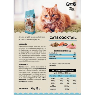 CANUN TERRA CATS COCKTAIL 4KG