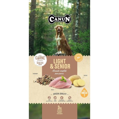 CANUN FRESH LIGHT & SENIOR 3KG
