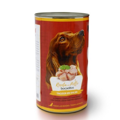 LATA DOG#1 HUMEDO POLLO 1230GR