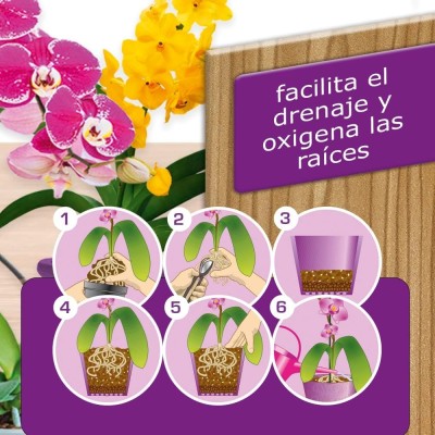 FLOWER SUSTRATO PARA ORQUÍDEAS 5L