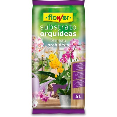 FLOWER SUSTRATO PARA ORQUÍDEAS 5L