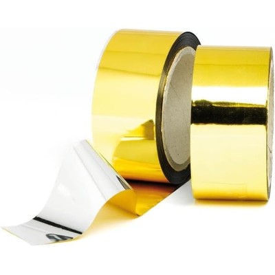 MIARCO Cinta Espantapájaros Bimetálica plata/oro 50mm x 100m