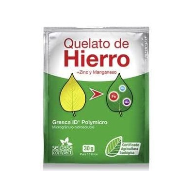 SEIPASA Quelato de hierro con zinc y magnesio 30GR