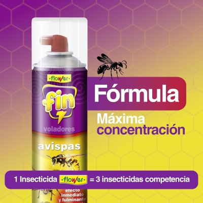 FLOWER INSECTICIDA AVISPAS Y NIDOS