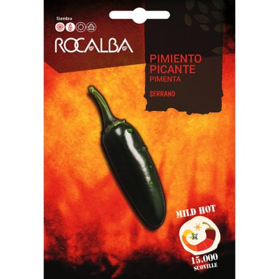 ROCALBA Semillas Pimiento Picante Serrano