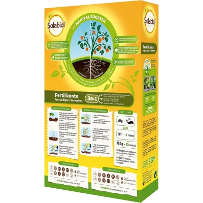 Solabiol Fertilizante para frutos rojos 750GR