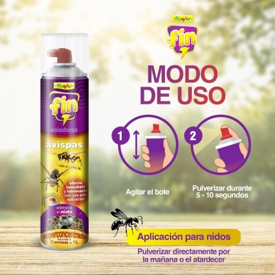 FLOWER INSECTICIDA AVISPAS Y NIDOS