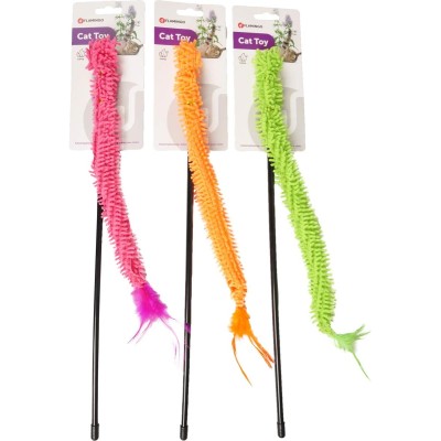 Flamingo Juguete con Pluma para Gatos