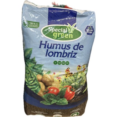 FERTOP ABONO ORGANICO HUMUS LOMBRIZ 40L (SPECIAL GREEN)