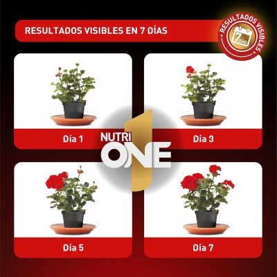 NUTRI ONE ABONO LÍQUIDO CONCENTRADO PARA TODO TIPO DE PLANTAS Y FLORES 1L
