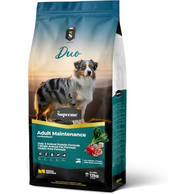 SUPREME DOG DUO CERDO Y PESCADO 12KG