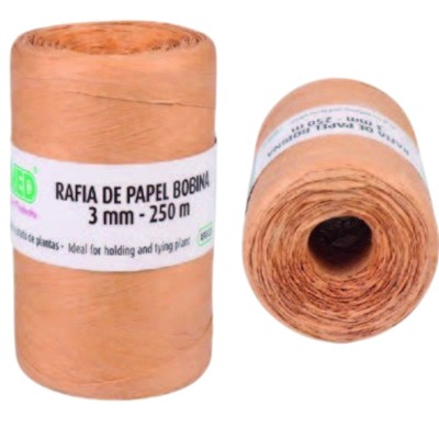RAFIA BOBINA NATURAL 250M