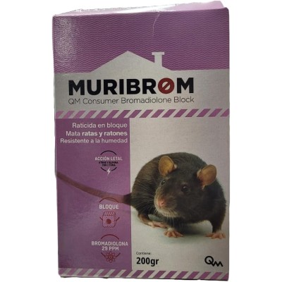 Quimunsa Muribrom Bloque Rojo 200g