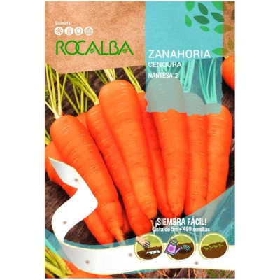 ROCALBA Semillas PRE SEMBRADAS en cintas ZANAHORIA