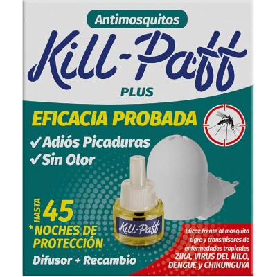 KILL-PAFF DIFUSOR ELECTRICO ANTIMOSQUITOS
