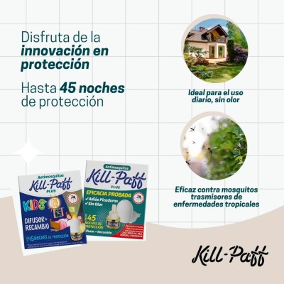 KILL-PAFF DIFUSOR ELECTRICO ANTIMOSQUITOS