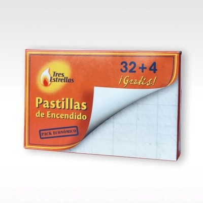 TRES ESTRELLAS - Pastillas de Encendido - (32+4)