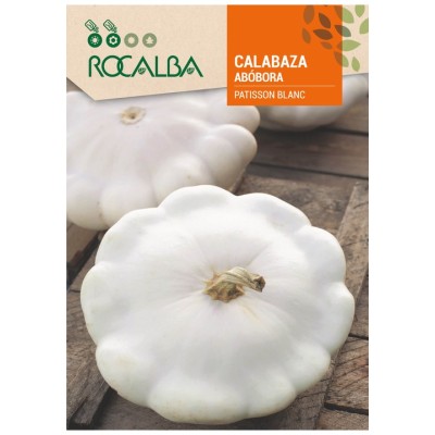 ROCALBA Semillas calabaza Patisson Blanc