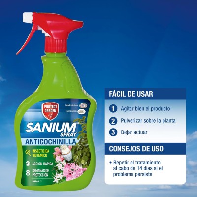 PROTECT GARDEN SANIUM SPRAY INSECTICIDA SISTEMICO 800ML